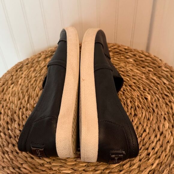 Toms Black Leather Women’s  Loafers - 7 - Good Condition - Picture 6 of 8